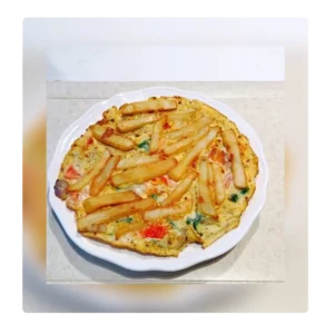 Special Omelet(3eggs, Onion, Tomato, Green Pepper, Meat, Chips)
