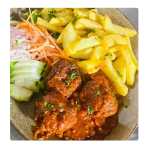 Meatballs Sauce with Chips