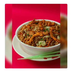 Chicken Chow Mein With Spaghetti