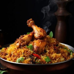 Mixed Whole Chicken pieces Pilau